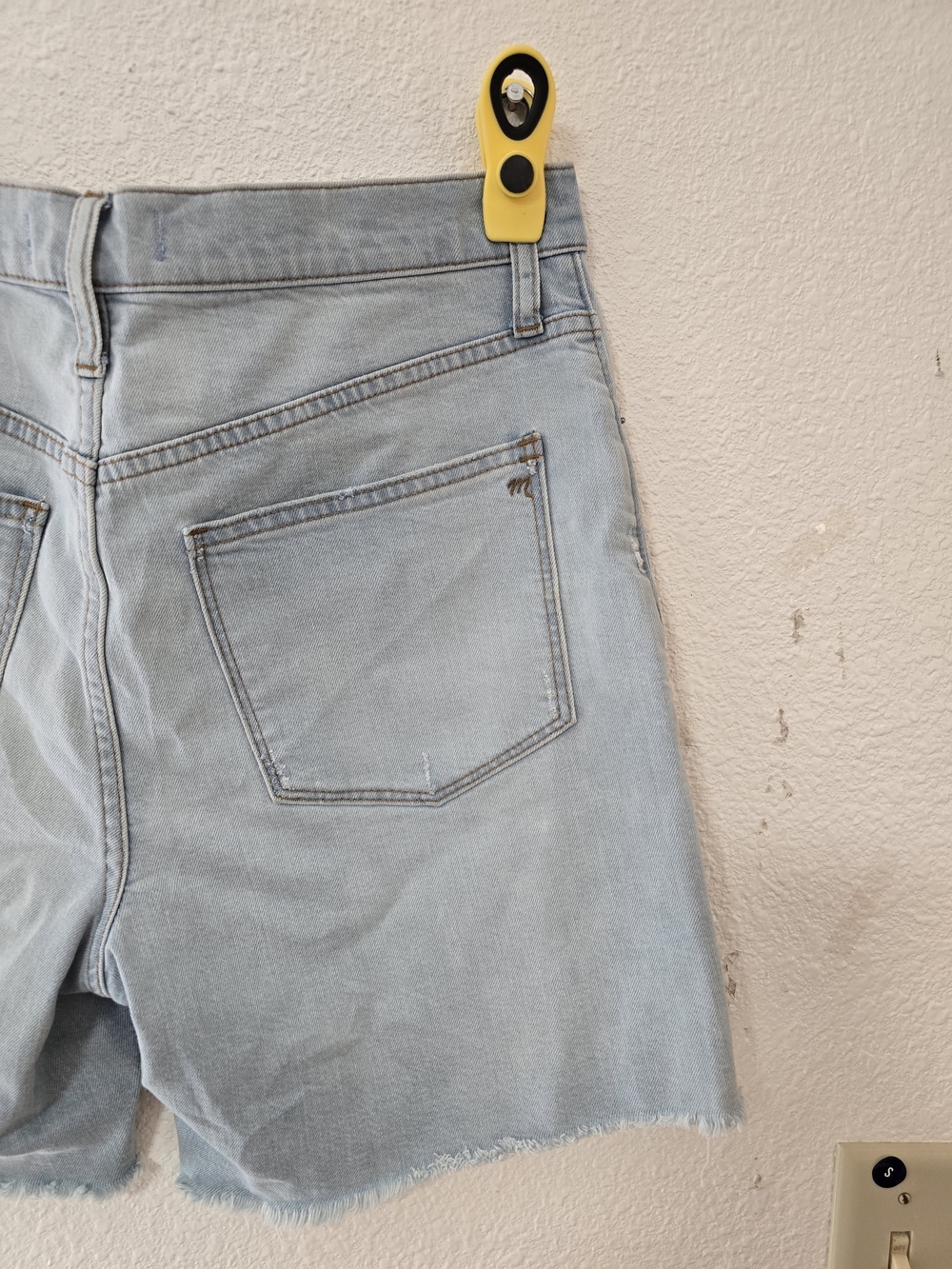 Madewell Light Blue Denim Cutoff Shorts - Picture 6 of 9